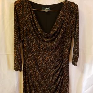 Ralph Lauren animal print dress. Size 12